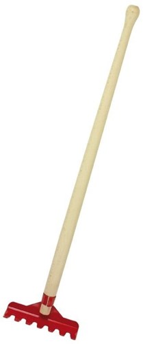 nic speelgoed hark 60 cm rood voor buiten spelen en zand