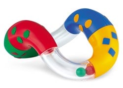 Tolo rammelaar twist kleurrijk baby speelgoed kunststof