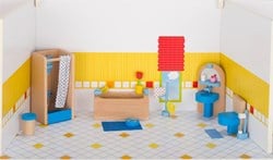 Goki Poppenhuismeubel Badkamer