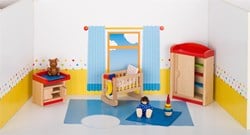 Goki Babykamer voor Poppenhuis