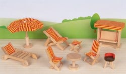 Goki Tuinset Poppenhuis