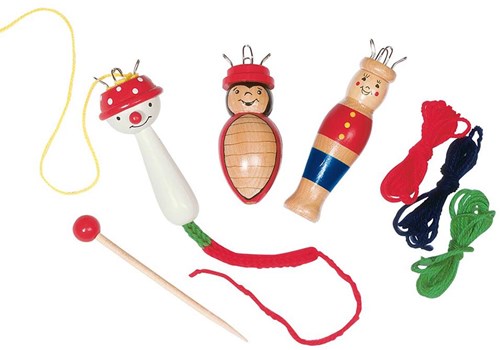 Goki kit de tricot - jouet créatif champignon-2