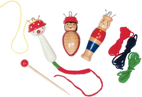 Goki kit de tricot - jouet créatif champignon-3