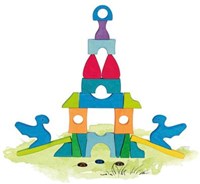 Goki kasteel houten speelgoed kasteel voor kinderen-3