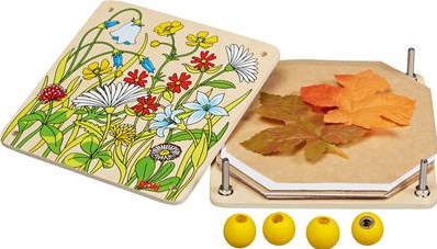 Goki houten bloemenpers - bloemen drogen voor kinderen-3