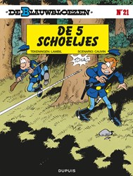 Standaard stripboek De Blauwbloezen avontuur 21 De vijf schoeljes