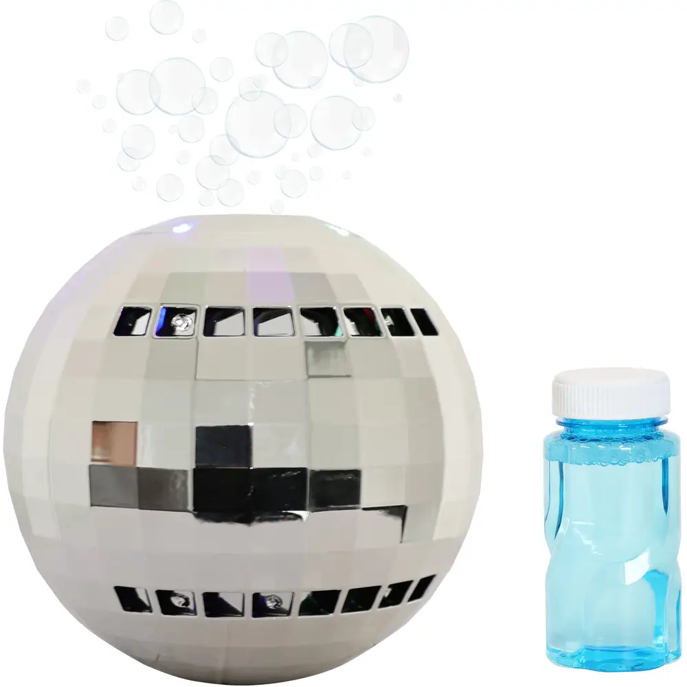 Vedes machine à bulles boule disco lumineuse - jouet pour enfants
