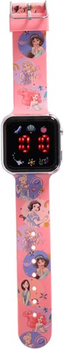 Accutime - Kinderhorloge LED Disney Princess met digitaal display roze-3
