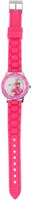 Accutime Barbie kinderhorloge leren klokkijken roze analoog horloge-2