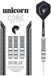 Unicorn steeltip dartpijlen Core Plus Satinlux 22 gram multikleur