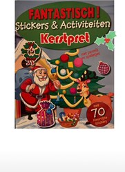 Boek Specials Nederland kerst stickers en activiteiten boek 70 stickers