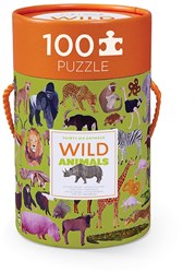 Crocodile Creek Puzzle 36 animaux - 100 pièces - Animaux de la savane