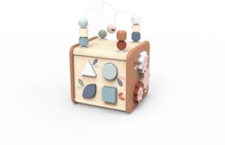 Speedy Monkey - Activiteitenkubus 5in1 - 20x20x34cm