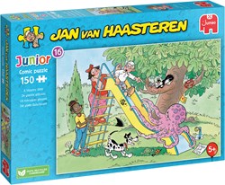 Jumbo puzzel Jan van Haasteren Junior glijbaan 150 stukjes kinderen