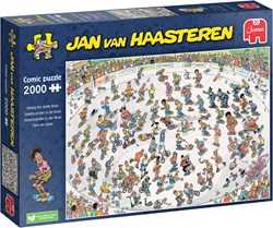 Jan van Haasteren Legpuzzel - Skateboarden in de Bowl, 2000st.