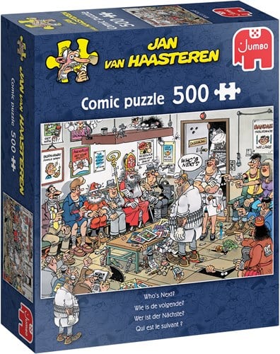 Jumbo legpuzzel Jan van Haasteren Wie is de volgende? 500 stukjes
