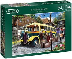 Jumbo puzzel Falcon Catching the Bus - 500 stukjes legpuzzel