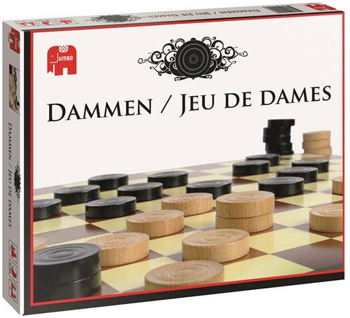 Jumbo damspel klassiek bordspel strategisch speelgoed