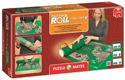 Jumbo puzzelmat Puzzle & Roll 1500-3000 stukjes groen vilt