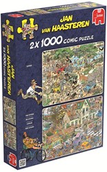 Jumbo puzzel Jan van Haasteren Safari & Storm 2in1 - 2x 1000 stukjes