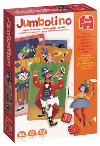 Jumbo kinderspel Jumbolino puzzelspel - educatief dobbelspel 4+