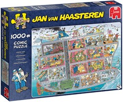 Jumbo puzzel Jan van Haasteren Cruise Ship - 1000 stukjes cartoon