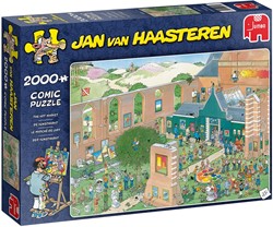 Puzzle Jumbo Jan van Haasteren Le Marché de l'Art - 2000 pièces