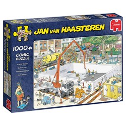 Jumbo legpuzzel Jan van Haasteren zwembad 1000 stukjes cartoon