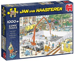 Jumbo legpuzzel Jan van Haasteren zwembad 1000 stukjes cartoon