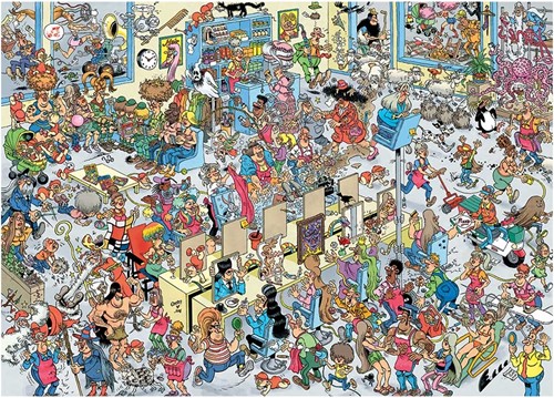 Jan van Haasteren Legpuzzel - The Hairdressers, 1000st.-3