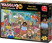 Jumbo puzzel Wasgij Original 36 - Goede Voornemens! 1000 stukjes cartoon-2