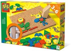 Ses Hamertje Tik Fantasie - Creatief Montessori speelgoed - Knutselen