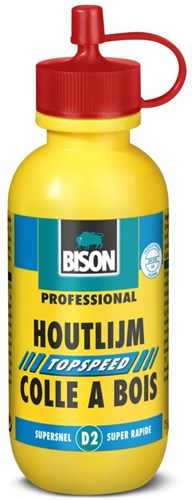 Bison houtlijm topspeed 75 gram - supersnelle, transparante houtlijm voor binnen