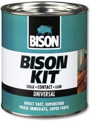 Bison colle contact 750 ml - colle universelle forte pour jouets et loisirs créatifs