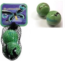 Don Juan 2 billes papillon 42mm (Mexique) 4011
