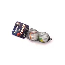 Don Juan knikkers Comet 2 stuks 50mm glas kleurrijk