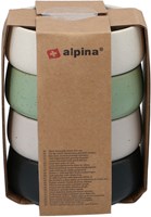 Alpina bols en céramique pour enfants - vaisselle jouet colorée 4 pièces