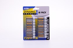 AA batterijen alkaline Dynamic Energy - set van 16 stuks voor speelgoed