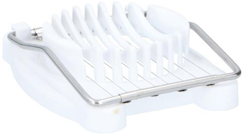Alpina coupe-œufs - ustensile de cuisine inox blanc - 8x10x3 cm - passe au lave-vaisselle
