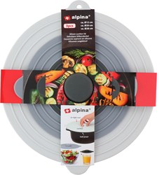 Alpina lot de couvercles en silicone - 3 pièces - couvercle pour casseroles et poêles