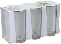 Alpina verre à boire set 230ml 6 pièces vaisselle en verre transparent