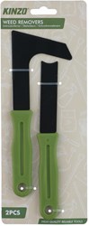 Kinzo set d’outils de désherbage jardin 2 pièces avec poignée ergonomique