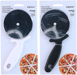 Alpina pizzasnijder keukenaccessoire 9,5x20,5cm voor pizza