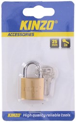 Kinzo Hangslotje IJzer 25 MM