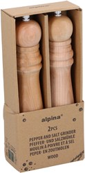 Alpina peper en zoutmolen speelgoedset 25cm - educatief kinderspel