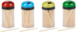 Excellent Houseware cocktailprikkers hout 600 stuks multi - feestprikkers