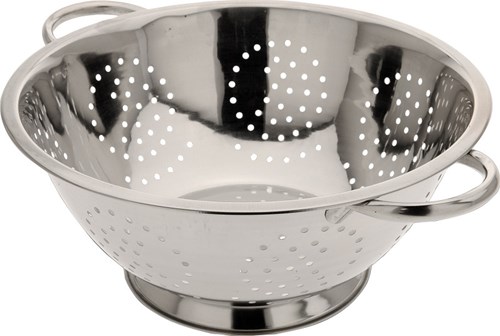 Passoire cuisine inox avec poignées 24cm argent - accessoire pratique