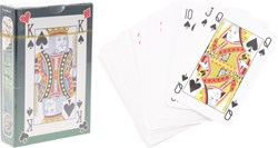 Speelkaarten klassiek kaartspel karton 52 kaarten 4 jokers blauw rood
