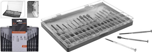 FX Tools schroevendraaierset 16 stuks precisie speelgoed gereedschap