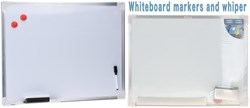 Koopman whiteboard aluminium 45x60cm met accessoires magnetisch